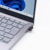 超小型USBメモリ 8GB USB2.0 USB Aコネクタ キャップ式 ストラップホール付き ブラック