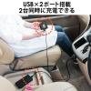 【処分特価】Quick Charge 3.0対応カーチャージャー USB A×2 急速充電 5V/3A 最大出力36W ブラック