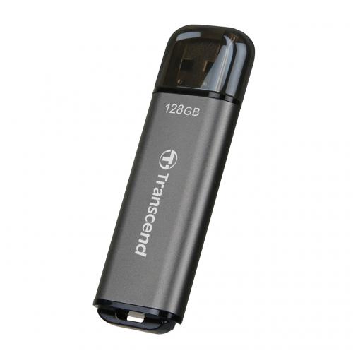 USBメモリ 128GB USB3.2 Gen1 USB A JetFlash 920 スペースグレー Transcend製