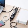 USB3.1/3.0ハブ セルフパワー・バスパワー対応 ACアダプタ付き 7ポート ブラック