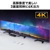 ドッキングステーション HDMI2つ トリプルディスプレイ 4K 3画面 10in1 Win mac対応