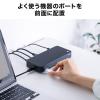 ドッキングステーション HDMI2つ トリプルディスプレイ 4K 3画面 10in1 Win mac対応
