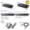 ドッキングステーション HDMI2つ トリプルディスプレイ 4K 3画面 10in1 Win mac対応