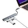 【アウトレット】USB Type-C 3ポート コンボスリムハブ(カードリーダー付き)