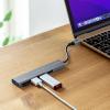【アウトレット】USB Type-C 3ポート コンボスリムハブ(カードリーダー付き)