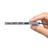 【アウトレット】USB Type-C 3ポート コンボスリムハブ(カードリーダー付き)