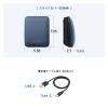薄型マウス Bluetooth 2.4GHzワイヤレス スライドカバー開閉で電源オンオフ 5ボタンUSB-C充電式 ブラック