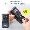 薄型マウス Bluetooth 2.4GHzワイヤレス スライドカバー開閉で電源オンオフ 5ボタンUSB-C充電式 ブルー