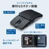 薄型マウス Bluetooth 2.4GHzワイヤレス スライドカバー開閉で電源オンオフ 5ボタンUSB-C充電式 ブルー
