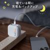Qubii Power iPhone Android スマホ 自動バックアップ 45W出力 キュービー パワー ブラック
