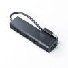 USBハブ コンボ USB3.1Gen1×1ポート USB2.0×3ポート バスパワー ブラック