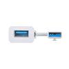 USBハブ コンボ USB3.1Gen1×1ポート USB2.0×3ポート バスパワー ホワイト
