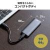 ポータブルSSD 1TB USB3.2 Gen2 USB A USB Type-C接続 最大書込速度1000MB/s