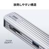 USBハブ USB 3.2 Gen1 USB A×2 HDMI SD/microSDカードリーダー アルミ素材 ケーブル50cm