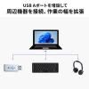 USBハブ USB 3.2 Gen1 USB A×2 HDMI SD/microSDカードリーダー アルミ素材 ケーブル50cm