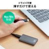 ポータブルSSD 1TB USB3.2 Gen2 USB A USB Type-C
