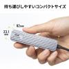 【在庫限り】USBハブ HDMI出力対応 小型 ドッキングステーション アルミ素材 ケーブル長50cm