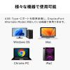 【在庫限り】USBハブ HDMI出力対応 小型 ドッキングステーション アルミ素材 ケーブル長50cm