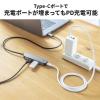 【在庫限り】USBハブ HDMI出力対応 小型 ドッキングステーション アルミ素材 ケーブル長50cm