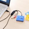 USB接続オーディオキャプチャーケーブル　アナログ音声デジタル化