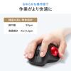 トラックボール 交換用ボール 34mm ブラック 光沢仕上げ