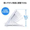 ノートパソコンクーラー アルミ ペルチェ素子 冷却台 15.6インチ対応 USB給電 6段階角度調節 ストッパー付き