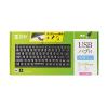 USBハブ付コンパクトキーボード(USB2.0 2ポート)