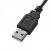 USBハブ付き キーボード USB2.0 USB A×2 テンキーあり メンブレン ブラック