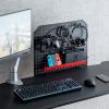 ケーブルオーガナイザー ケーブル収納 パンチングボード クランプ固定 デスクパネル タップ収納 ゲーミング