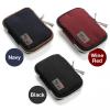 【処分特価】スマートキーケース 鍵 スマートキー2個収納 カード2枚収納 外側ポケット付き キーリング付属 カラビナフック対応 スマートキーカバー ネイビー