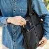 【処分特価】スマートキーケース 鍵 スマートキー2個収納 カード2枚収納 外側ポケット付き キーリング付属 カラビナフック対応 スマートキーカバー ネイビー