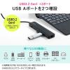 USB Type-C モバイルドッキングステーション ロングケーブル 7in1 4K/60Hz対応 HDMI出力 SD/microSDカードリーダー USB×2 PD100W LAN