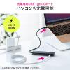 USB Type-C モバイルドッキングステーション ロングケーブル 7in1 4K/60Hz対応 HDMI出力 SD/microSDカードリーダー USB×2 PD100W LAN