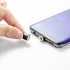 コネクタ両面対応マグネット着脱式USB Type-C充電ケーブル 1m QuickCharge スマートフォン 充電・通信 2A対応 ブラック