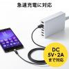 マグネット着脱式マイクロUSB充電専用ケーブル 1m USB Aコネクタ両面対応 スマートフォン LED内蔵 2A対応 ブラック