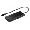 USB Type-Cドッキングステーション  ハブ 2画面出力 トリプルディスプレイ HDMI 2ポート 4K/30Hz PD60W LAN ブラック