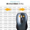 【アウトレット】チルト&高速スクロール Bluetoothマウス 専用レシーバー接続 静音ボタン ホワイト