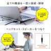 【在庫限り】ドッキングステーション(USB Type-C・ノートPCスタンド・PD/100W対応・4K対応・11in1・HDMI・DisplayPort・VGA・Type-C)