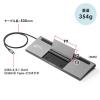 【在庫限り】ドッキングステーション(USB Type-C・ノートPCスタンド・PD/100W対応・4K対応・11in1・HDMI・DisplayPort・VGA・Type-C)