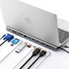 【在庫限り】ドッキングステーション(USB Type-C・ノートPCスタンド・PD/100W対応・4K対応・11in1・HDMI・DisplayPort・VGA・Type-C)