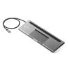 【在庫限り】ドッキングステーション(USB Type-C・ノートPCスタンド・PD/100W対応・4K対応・11in1・HDMI・DisplayPort・VGA・Type-C)