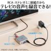 オーディオキャプチャー パソコン不要 SD/USBメモリ保存 RCA/ステレオミニ外部入力