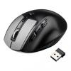 エルゴマウス Bluetooth 2.4GHzワイヤレス 充電式 9ボタン 液晶画面付き ボタン割り当て機能付きブラック