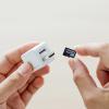 Qubii キュービー iPhone 自動バックアップ microSDに保存 パソコン不要 MFi認証品 ホワイト