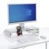 USBハブ付き モニタースタンド USB Type-C接続 ホワイト