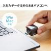 Qubii Pro キュービープロ iPhone バックアップ 写真 動画 連絡先 USB3.1 Gen1 グレー