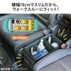 コンソールボックス ウォークスルーボックス 車用ボックス 車用アクセサリ 収納ボックス 折りたたみ 取っ手付き
