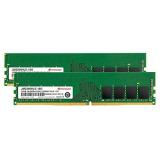 デスクトップPC用メモリ 32GB (16GB×2枚) DDR4-3200 PC4-25600 U-DIMM 1Rx8 Dual Kit Transcend