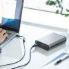 モバイルバッテリー 11400mAh AC出力対応 65W ノートPC USB充電 41.27Wh