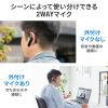Bluetoothイヤホン 片耳 マイク 通話対応 Zoom Teams対応 口元マイク 音楽対応